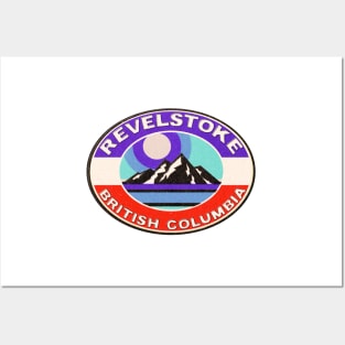 Ski Revelstoke British Columbia Canada Skiing Winter Sports Snowboarding Posters and Art